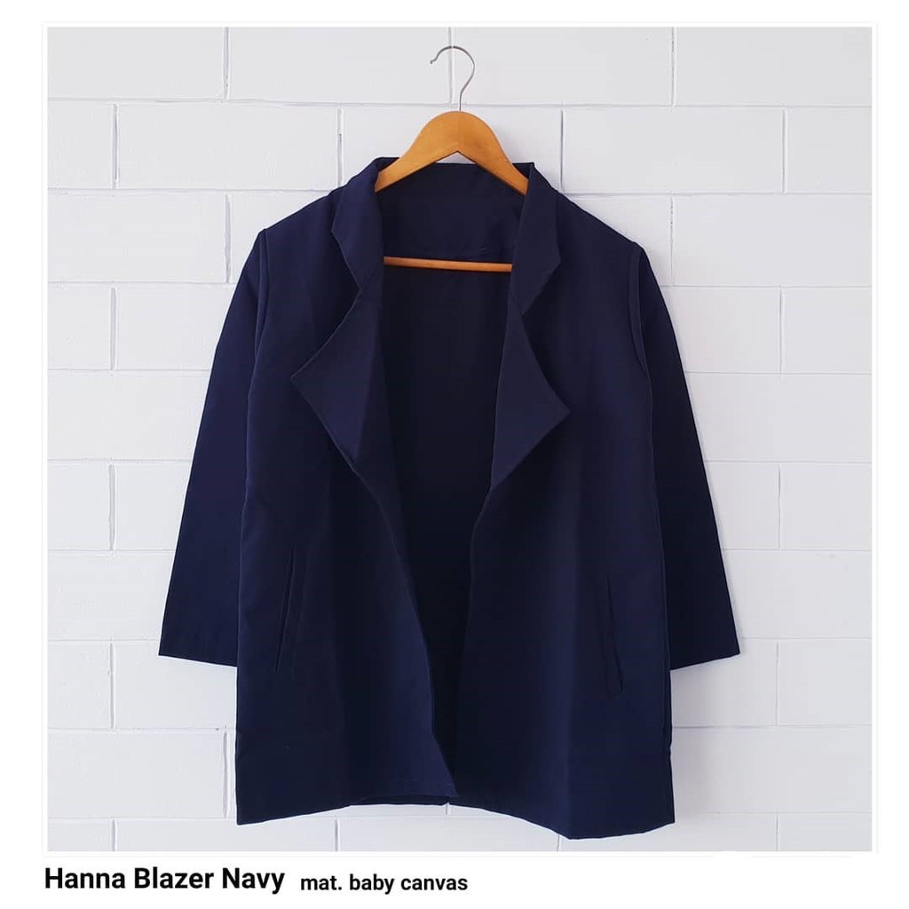 Nara Grosir - Hanna Blazer l Blazer Polos Wanita