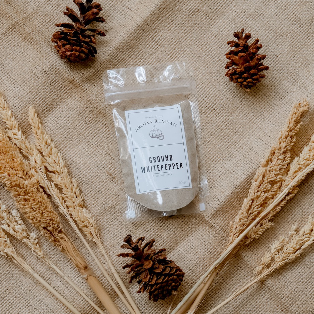 

LADA PUTIH BUBUK - GROUND WHITEPEPPER (50GR) PREMIUM QUALITY