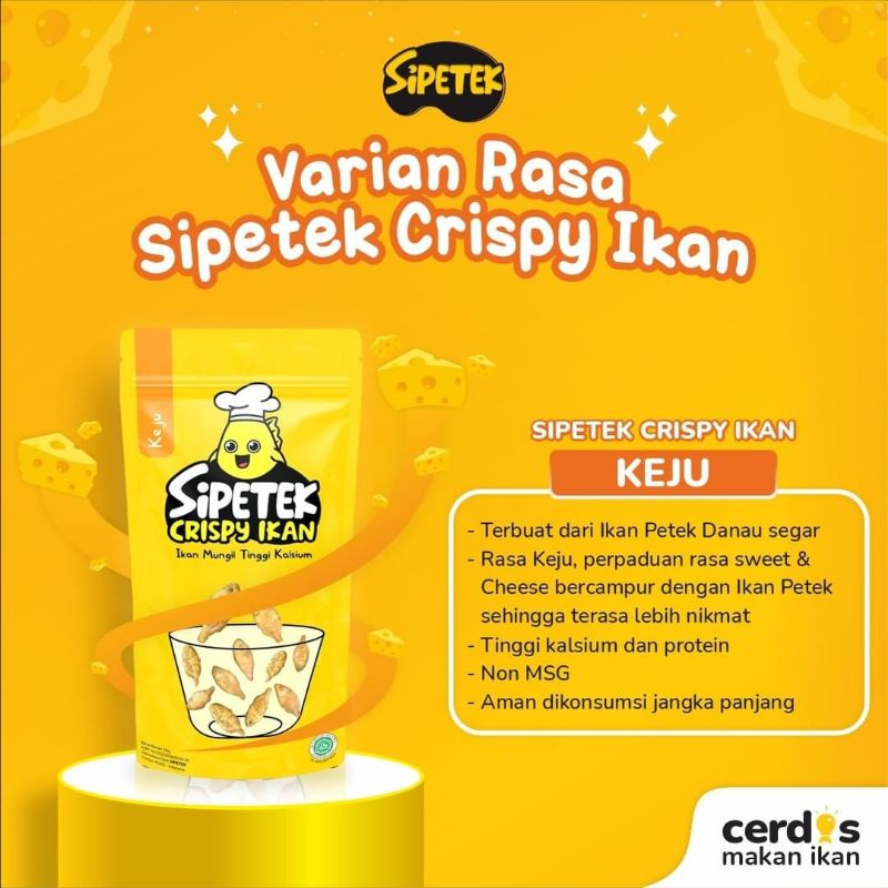 

Sipetek Crispy Ikan Keju