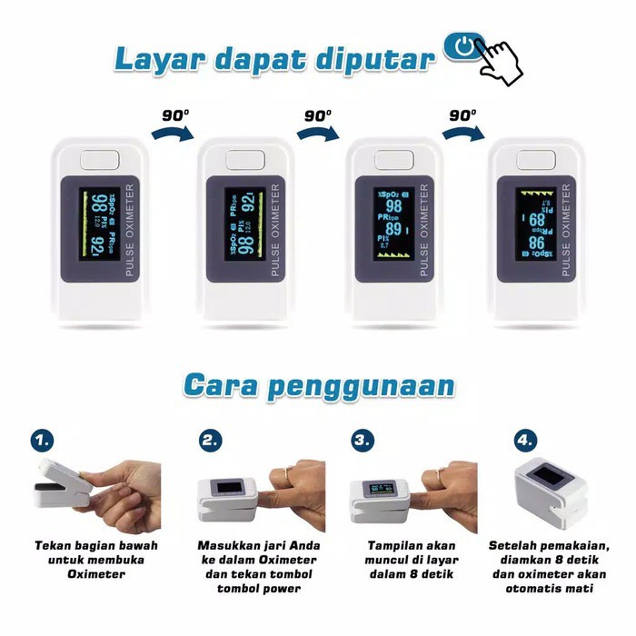 Pulse Oximeter Fingetrip LK89