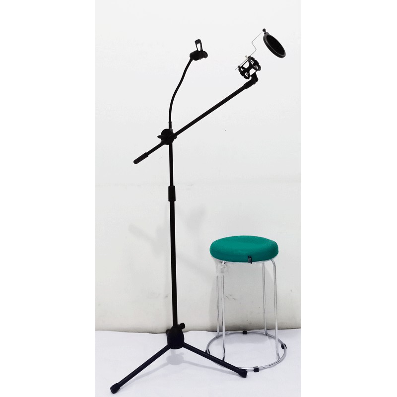 STAND MICROPHONE CONDENSER PLUS FILTER