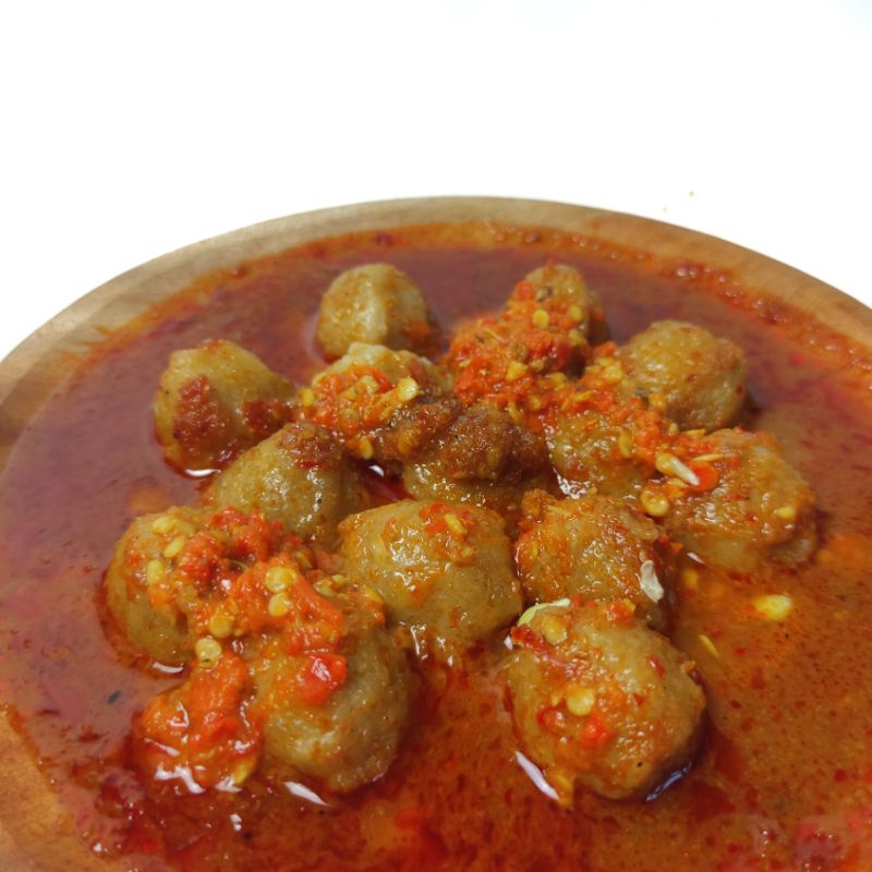 

[FROZEN PACK] PENTOL BUMBU OSENG ( PEDAS MANIS )