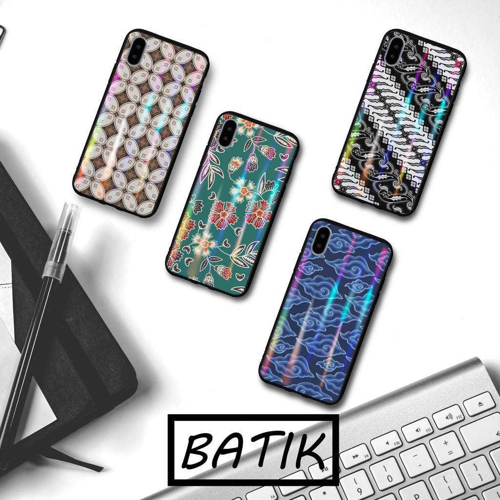 Batik Soft Case handphone Aurora for Redmi Note 4/5/6/7/8/A/X/Pro Prime/A2 Lite/S2