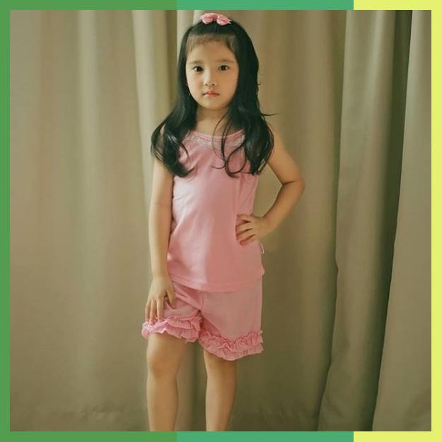 Jobel Girl Shorts Ruffle edition 4pcs Celana Anak Perempuan