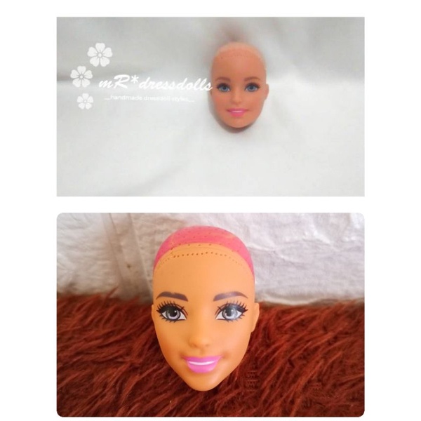 Kepala  Boneka  Barbie  Original Mattel  Untuk  Reroot