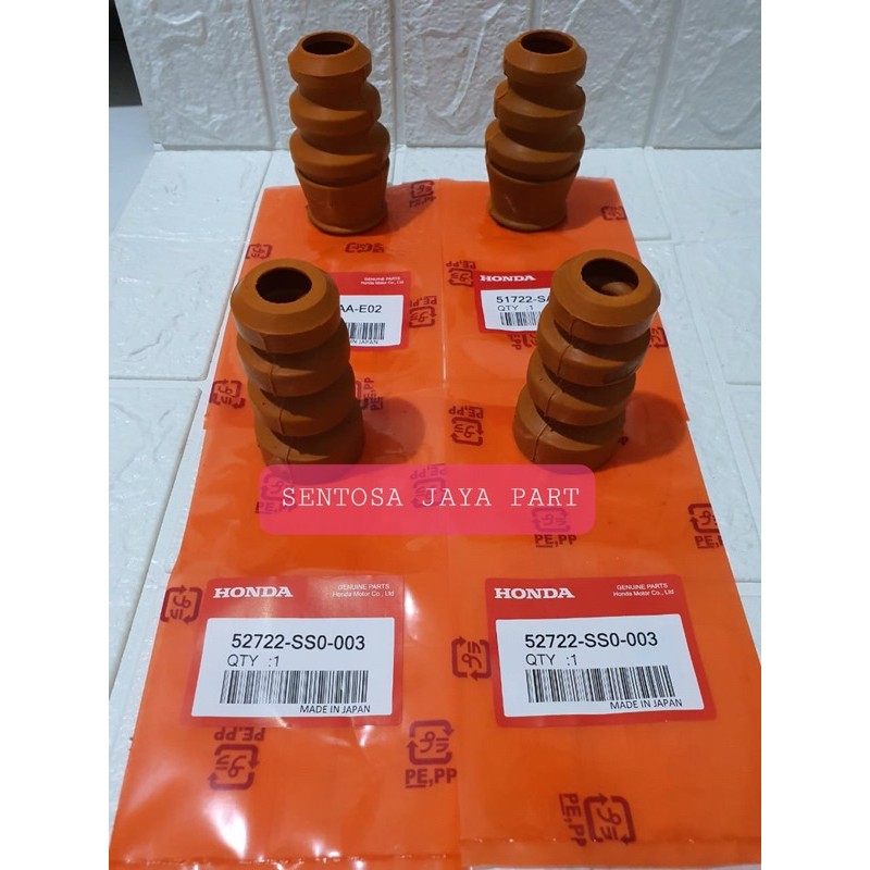 STOPPER JAZZ JAZZ RS BRIO MOBILLIO FREED BRV DEPAN BELAKANG 4PC 1SET ORIGINAL