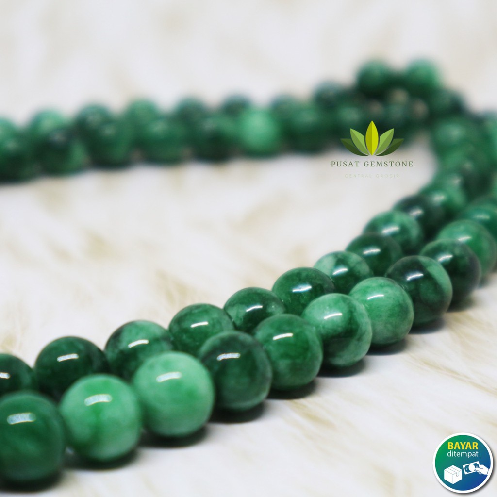 Tasbih batu giok giok Tasbih Batu Giok Burma Asli Natural Murah