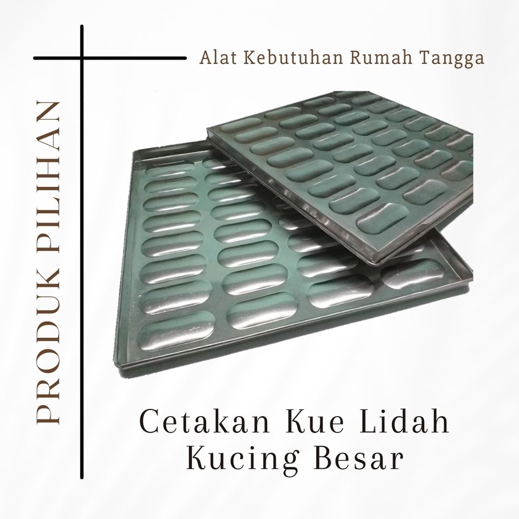 Loyang Kue Lidah Kucing 32 Lubang / Cetakan Lidah Kucing / Loyang Cetakan Kue Lidah Kucing