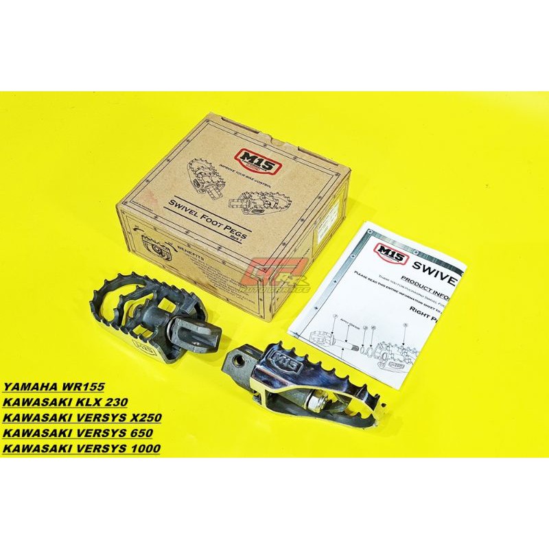 Swivel Footpeg Foot Peg Footstep Step M15 Kawasaki KLX 230