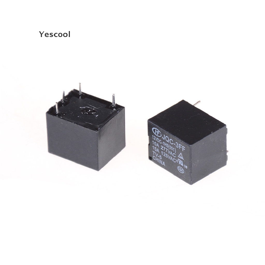 5pcs 12VDC SRD-S-112DM 15A 125VAC 4pin Coil Power Relay 0 0 0 0 0