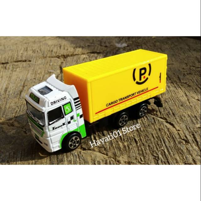 Miniatur Diecast Mobil Truck Box
