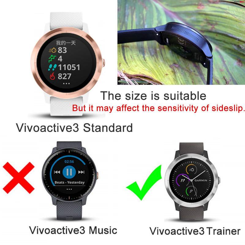 Casing Silikon TPU Garmin Vivoactive 3 Anti Gores Bumper