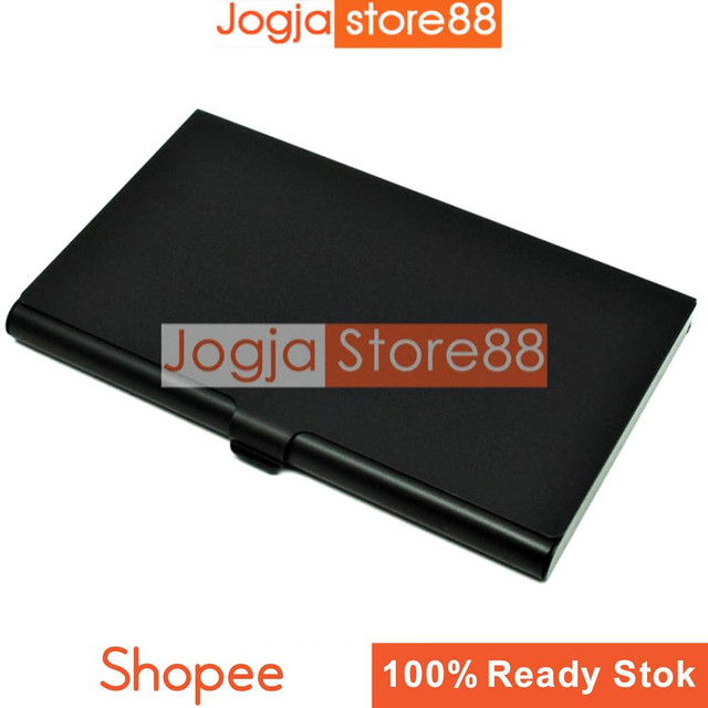 

Jogja.Store88 - Kotak Kartu Nama Aluminium Polos - 5006 - Black