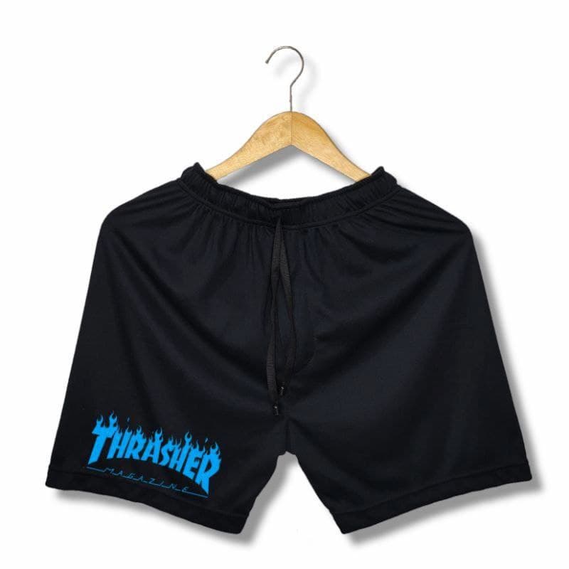 Clothing May - Celana Pendek Thrasher Boxer Pria Pendek Celana Tali Kolor Bokser Kekinian Cowok Laki-Laki Bahan Babyterry Baby Terry Premium Original Murah