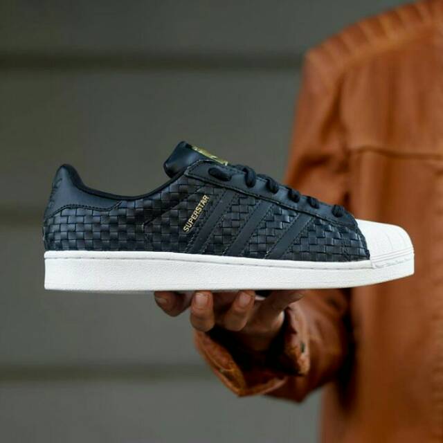 Adidas Superstar Weave Black 100% Original