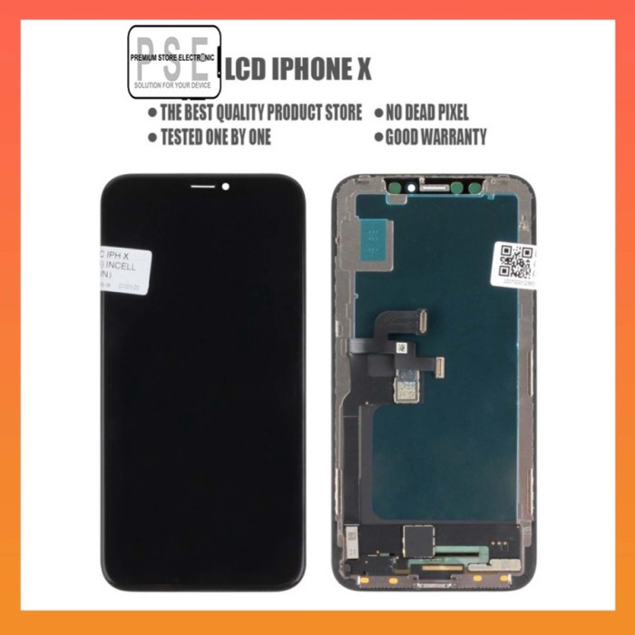 LCD TOUCHSCREEN FULLSET IP X OLED ORIGINAL SUPER GARANSI 1 BULAN