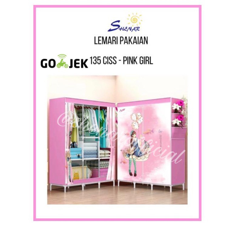 Lemari Baju / Rak Baju / Lemari Pakaian Besar / Rak JUMBO 135 CISS,SHENAR