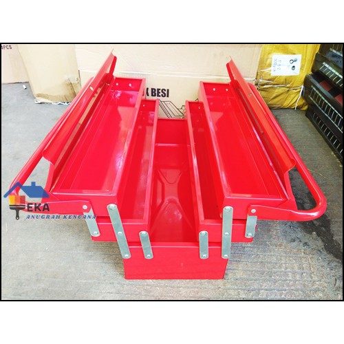EKA TOOLBOX BESI 3 SUSUN TOOL BOX Rak Baut Kunci Perkakas Model Tekiro 21"