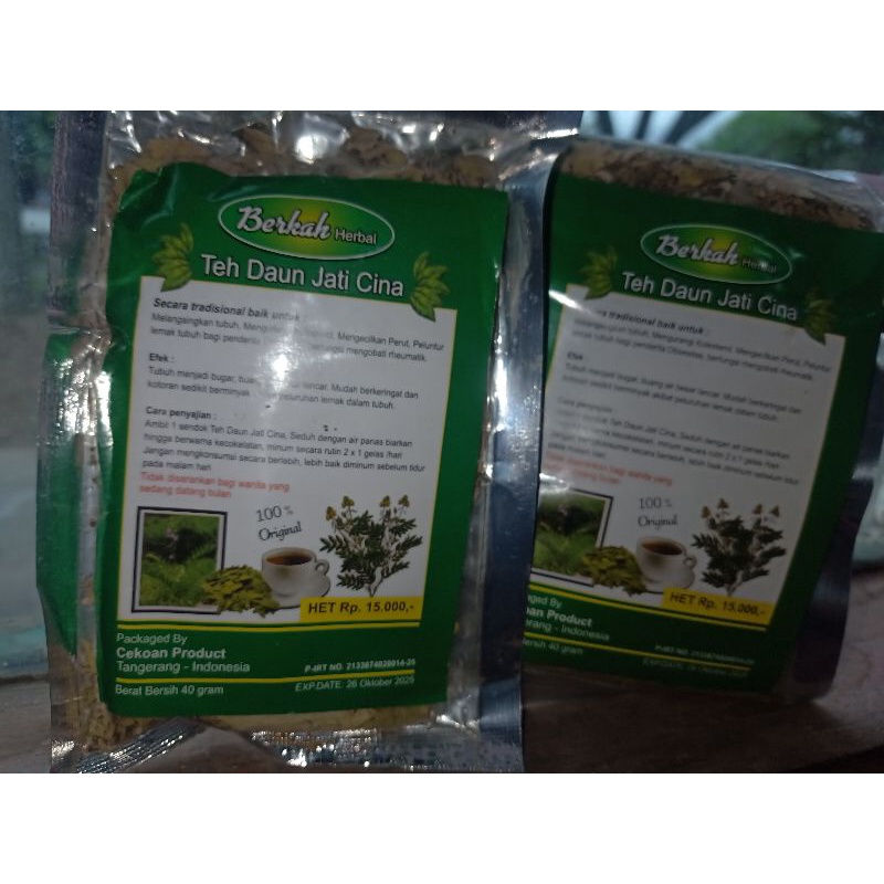 

teh daun jati cina