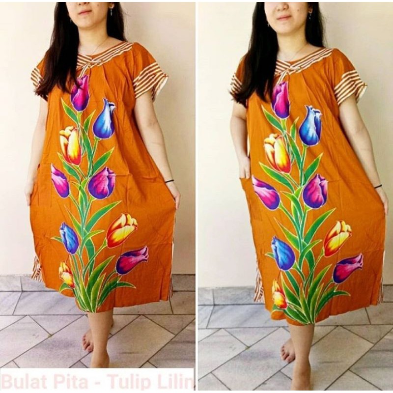 DASTER HENGKY SIKAK MOTIF BUNGA TULIP