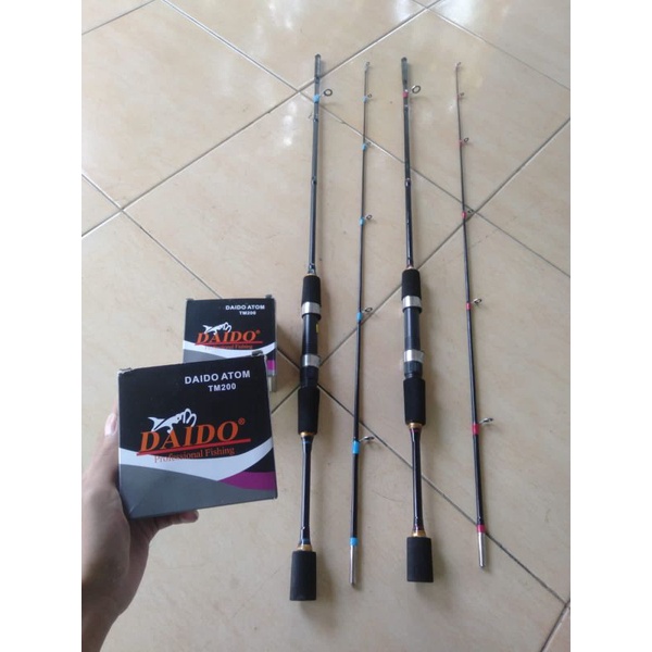 Joran Pancing Sepaket Reel Daido