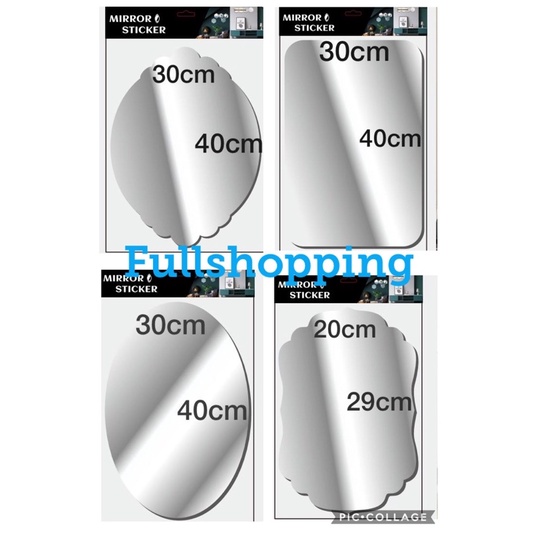 STIKER CERMIN 3D STIKER DINDING Kaca Acrylic Sudah Dengan Perekat Wallpaper Mirror Kamar Mandi