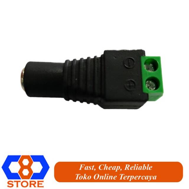 KONEKTOR POWER CCTV JACK POWER CAMERA JACK DC FEMALE CEWEK