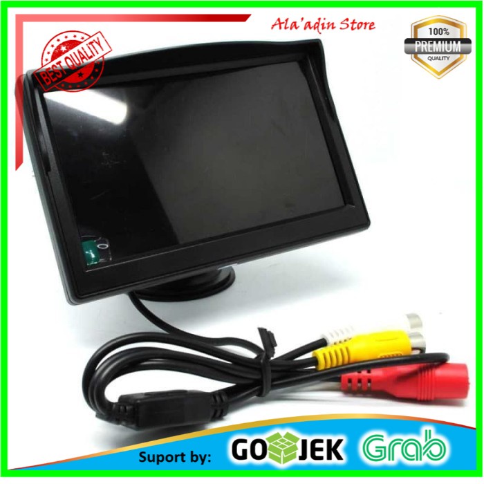 Cuci Gudang Monitor Parkir Mobil TFT LCD 5 Inch