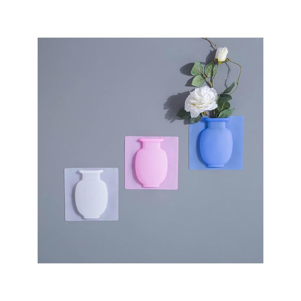 Magic Silicone Vase | Vas Bunga Silikon Tempel Hiasan Dinding Dekorasi Rumah