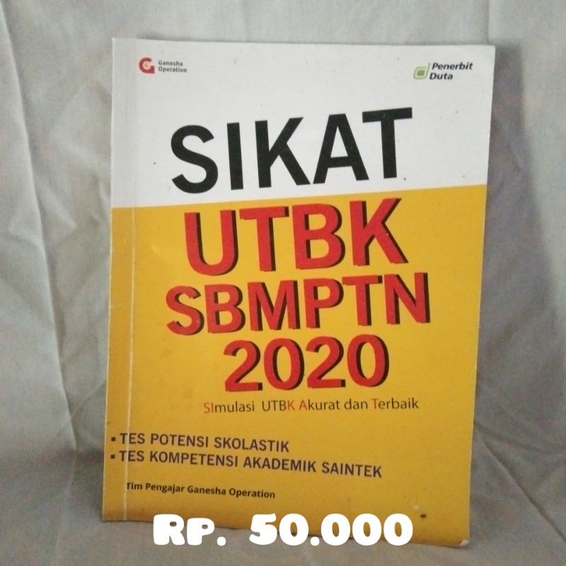 

SIKAT UTBK SBMPTN 2020