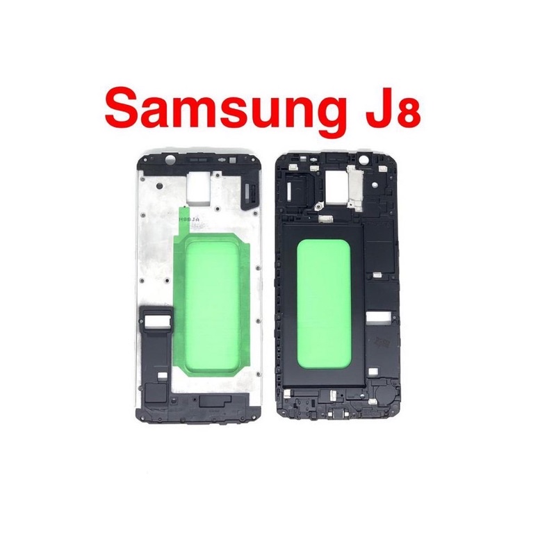 FRAME TATAKAN LCD TULANG TENGAH SAMSUNG J8 2018 J810 ORI