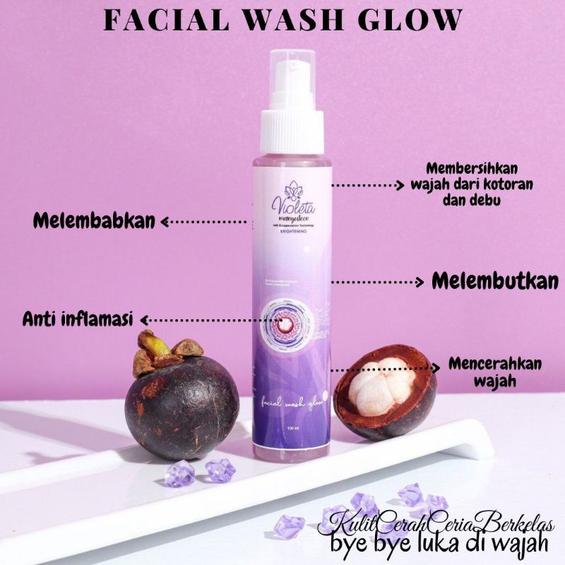 VIOLETA BEAUTY FACIAL WASH GLOW