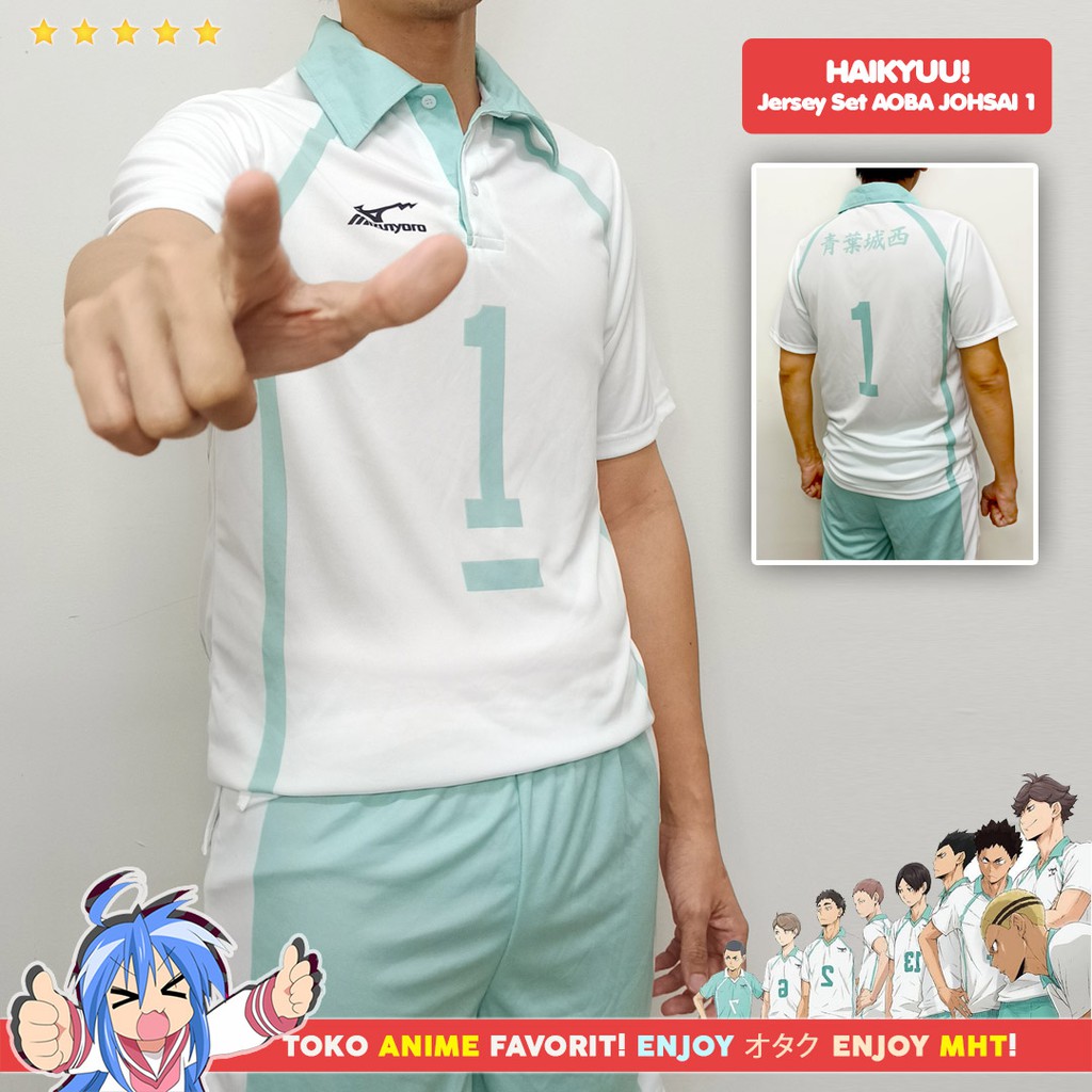 Kostum Anime Cosplay Haikyuu Aoba Johsai Seijoh Jersey Set Oikawa Toru