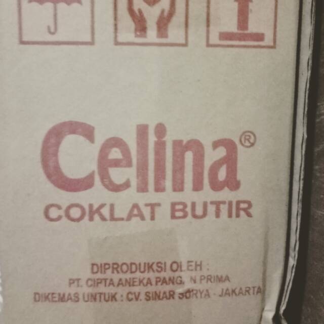 

Celina coklat butir