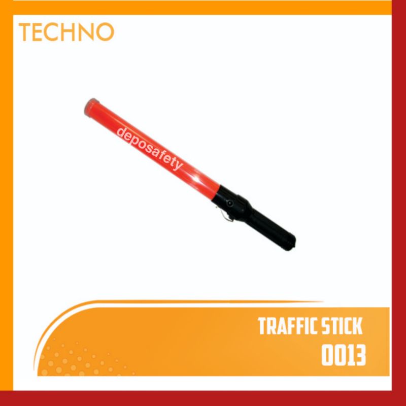 Traffic Baton 2F 52 cm Thick “TECHNO” 0013 - Lampu Lalin Jalan Proyek Polisi