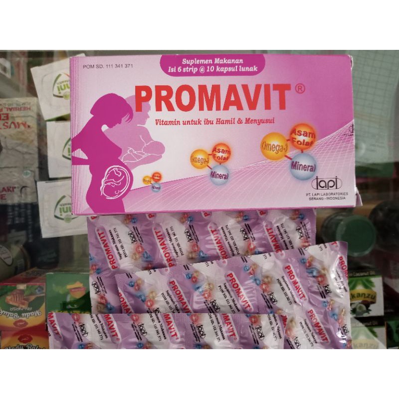 Promavit 1 Strip @10 Kapsul Lunak - ED 01/2025