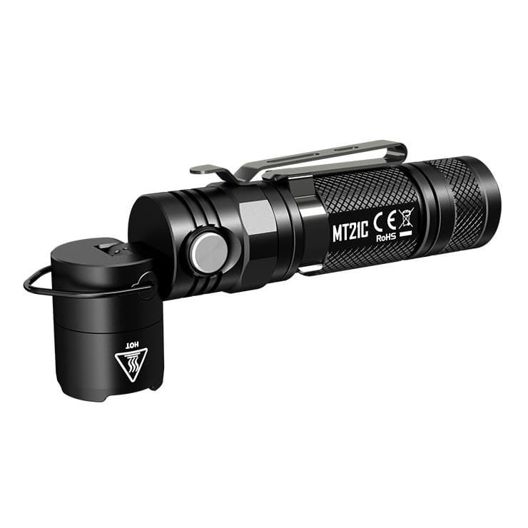 NITECORE MT21C Senter LED CREE XP-L HD V6 1000 Lumens - Black