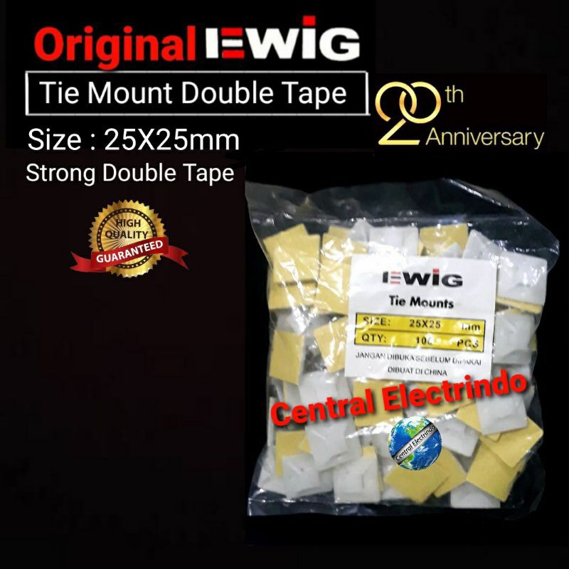 Tie Mount EWIG 25mm x 25mm.