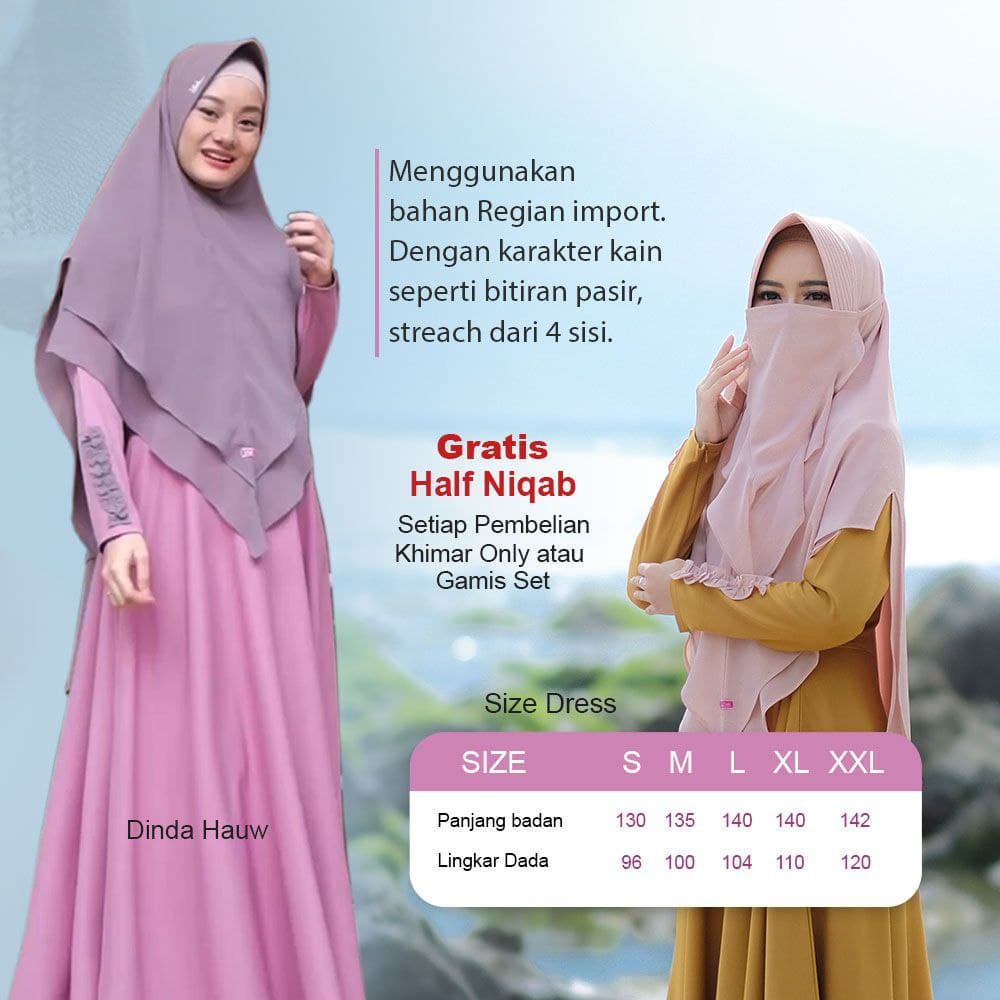 Gamis Terbaru Hilya Dress By ISA Hijab