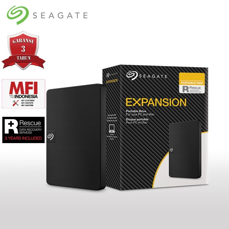 Hardisk Eksternal 1TB Seagate Expansion 2.5" Original Garansi Resmi Seagate