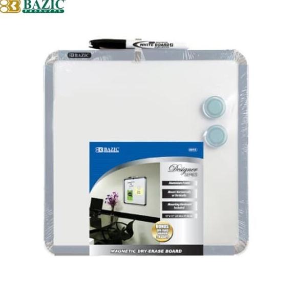 

[COD] Bazic Magnetic Dry Erase Board 11"x11" - Papan Tulis Magnet TERUJI Kode 120