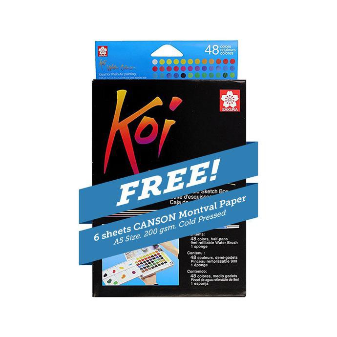 

Stok Baru! Sakura Koi Watercolor 48 Pocket Field Sketch Box Terpercaya