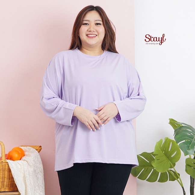 Atasan wanita Jumbo Blouse wanita batwing LD 140 - 160 Fit to 5XL Baju Grosir XXXXXL Vallen