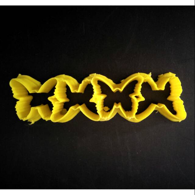 Cutter Cetakan Kue Kering Plastik Bentuk Kupu-kupu Kecil