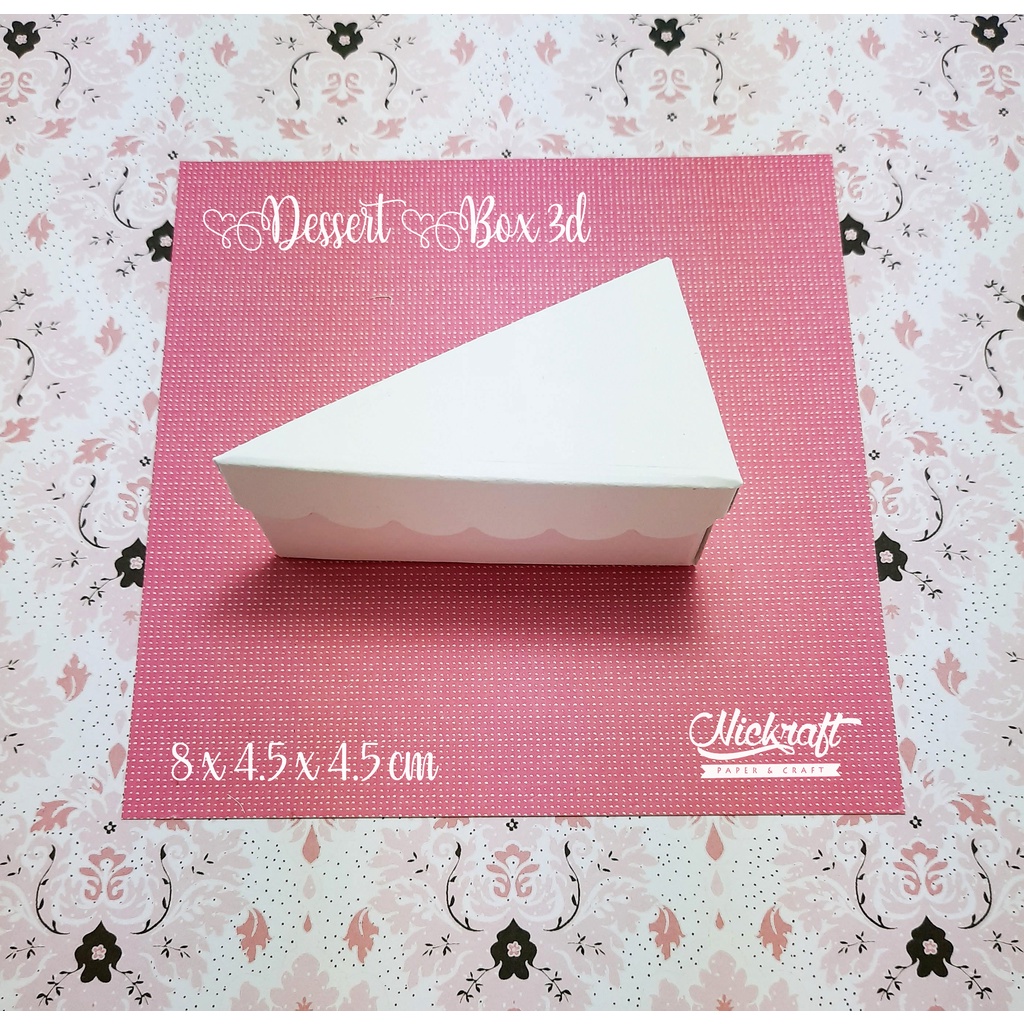

DESSERT BOX - Paper Cake Box Kue Kertas