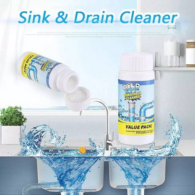 WILD TORNADO Sink and Drain Powder Pembersih Pipa Tersumbat