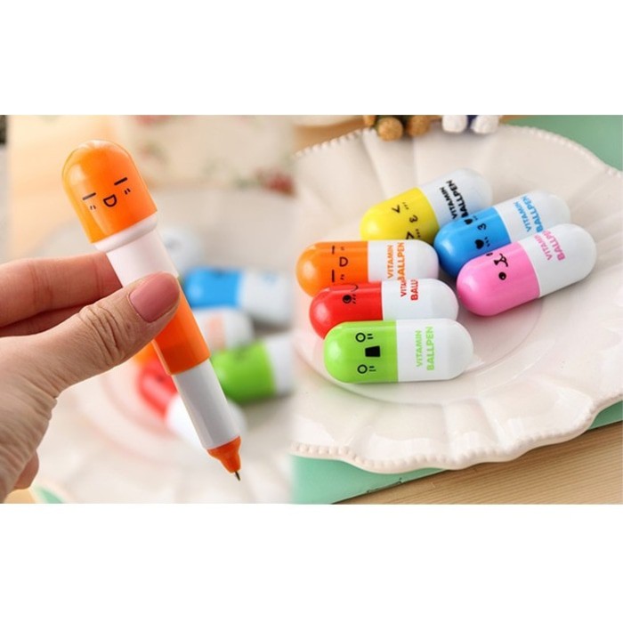 

pulpen kapsul / grosir pen promosi kapsul