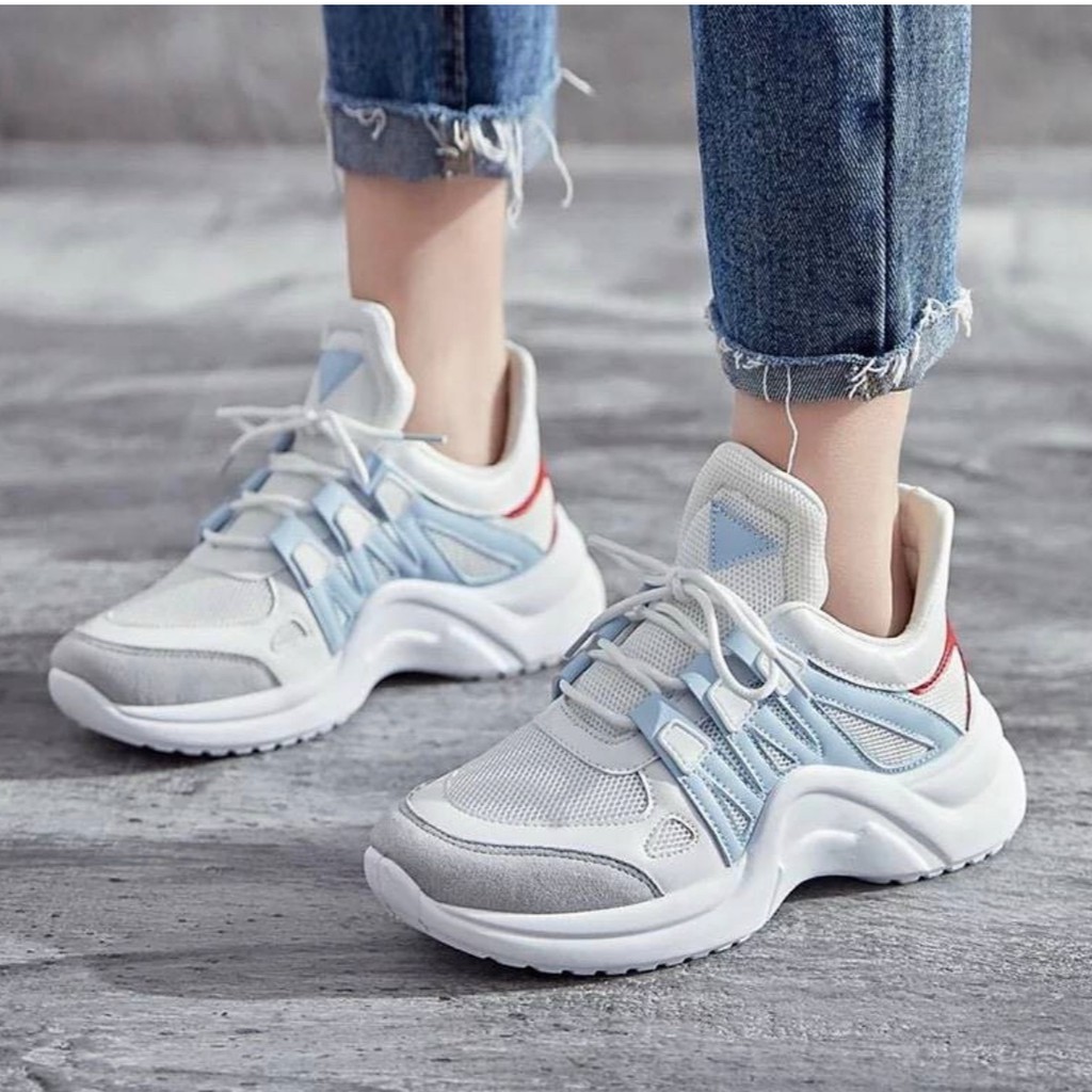 sepatu A888/Sepatu Wanita Sport Terlaris -Sepatu fashion sport style korea import lv