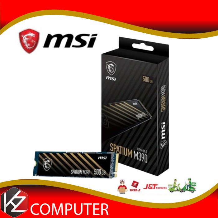 SSD MSI SPATIUM M390 NVMe M.2 500GB PCIe Gen 3 X4