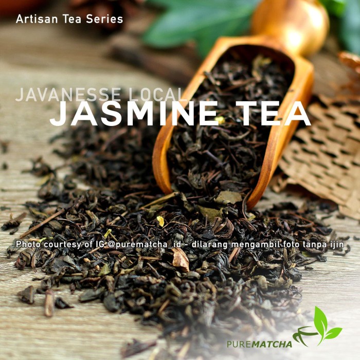 

Teh-Daun- Artisan Tea Cafe - Jasmine Tea Java 500Gr Teh Melati Jawa Tradisional -Daun-Teh 800 Teh-